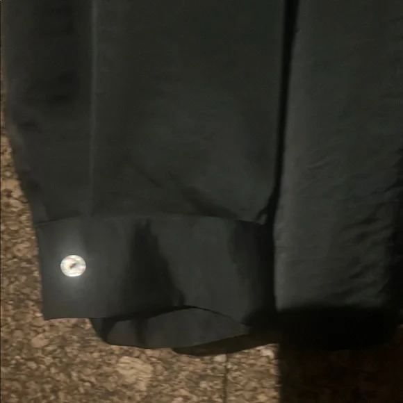 Zara Black Button Down Shirt with Long Sleeves - Picture 4 of 7